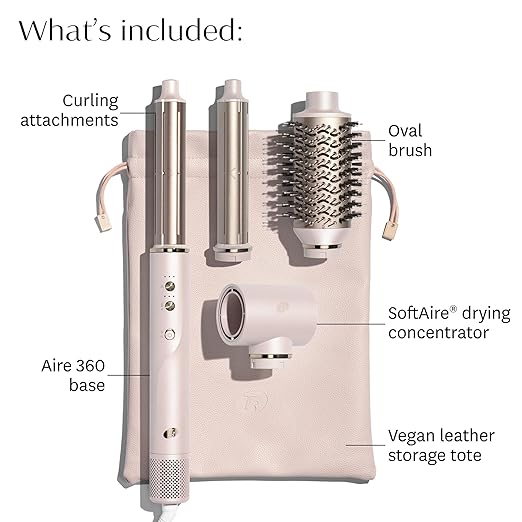 T3 Aire 360 Multi-Styler & Blowout System, Rapid Drying Hair Dryer, Ceramic Curling Attachments, Oval Brush & Drying Concentrator | Blowouts & Long-Lasting Curls