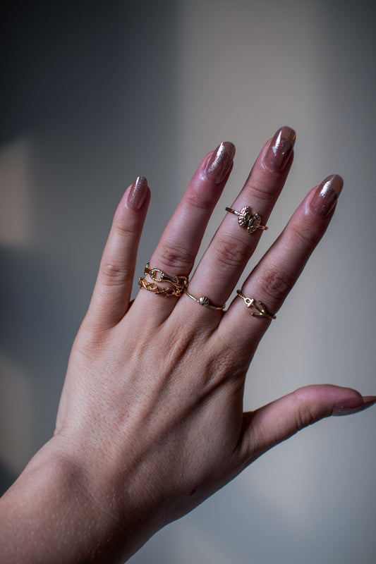 24pcs Glitter Press On Nails