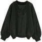 Elegant V-Neck Oversized Pullover – Effortless Style Meets Ultimate Comfort