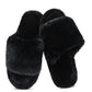 Memory Foam Faux Fur  Slippers - Dotu
