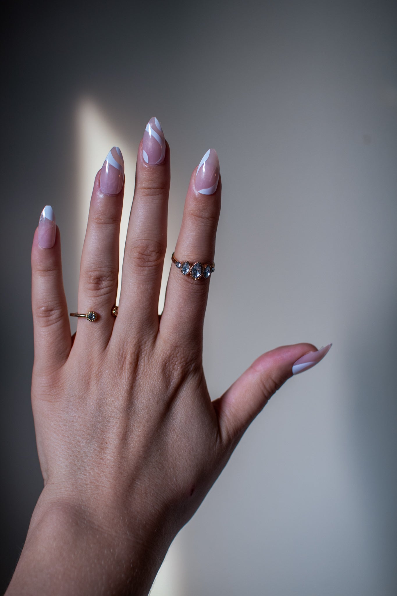 24pcs Press On Nails Baby Pink